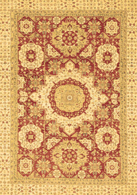 Abstract Brown Modern Rug, abs2825brn