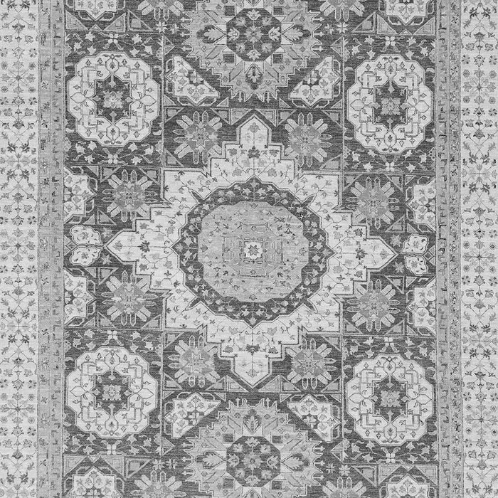 Machine Washable Abstract Gray Modern Rug, wshabs2825gry