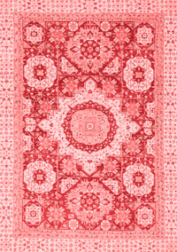 Abstract Red Modern Rug, abs2825red