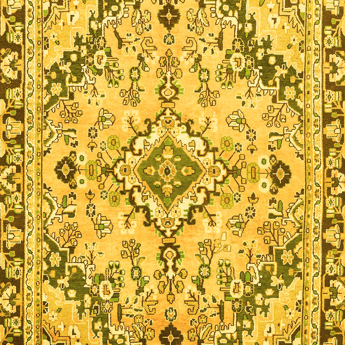 Abstract Yellow Modern Rug, abs2826yw