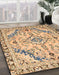 Machine Washable Abstract Yellow Rug in a Family Room, wshabs2826