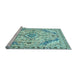 Sideview of Machine Washable Abstract Light Blue Modern Rug, wshabs2826lblu