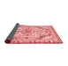 Abstract Red Modern Area Rugs