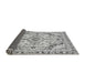 Sideview of Abstract Gray Modern Rug, abs2826gry