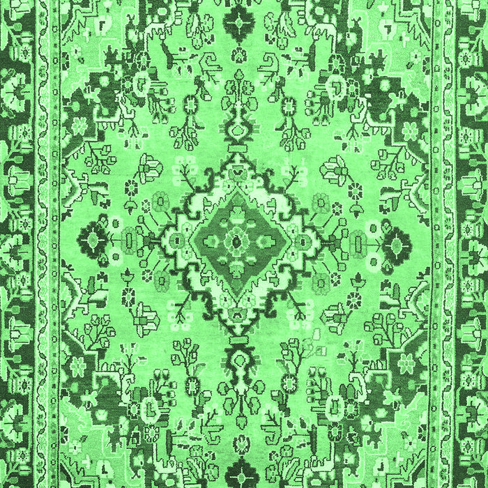 Abstract Emerald Green Modern Rug, abs2826emgrn