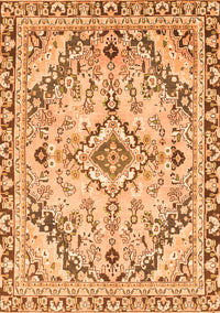 Abstract Orange Modern Rug, abs2826org