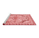 Modern Red Washable Rugs