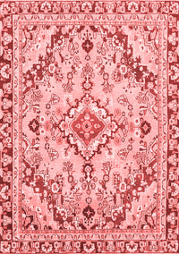 Abstract Red Modern Rug, abs2826red