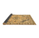 Sideview of Abstract Brown Modern Rug, abs2826brn