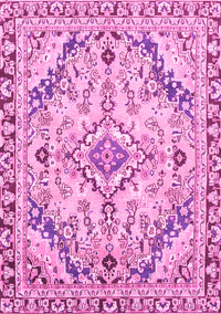 Abstract Pink Modern Rug, abs2826pnk