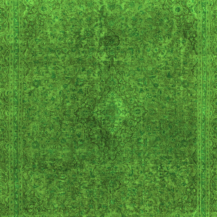 Machine Washable Abstract Green Modern Area Rugs, wshabs2827grn