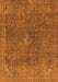 Abstract Orange Modern Rug, abs2827org