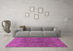 Machine Washable Abstract Purple Modern Area Rugs in a Living Room, wshabs2827pur