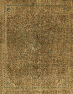 Abstract Cinnamon Brown Modern Rug, abs2827