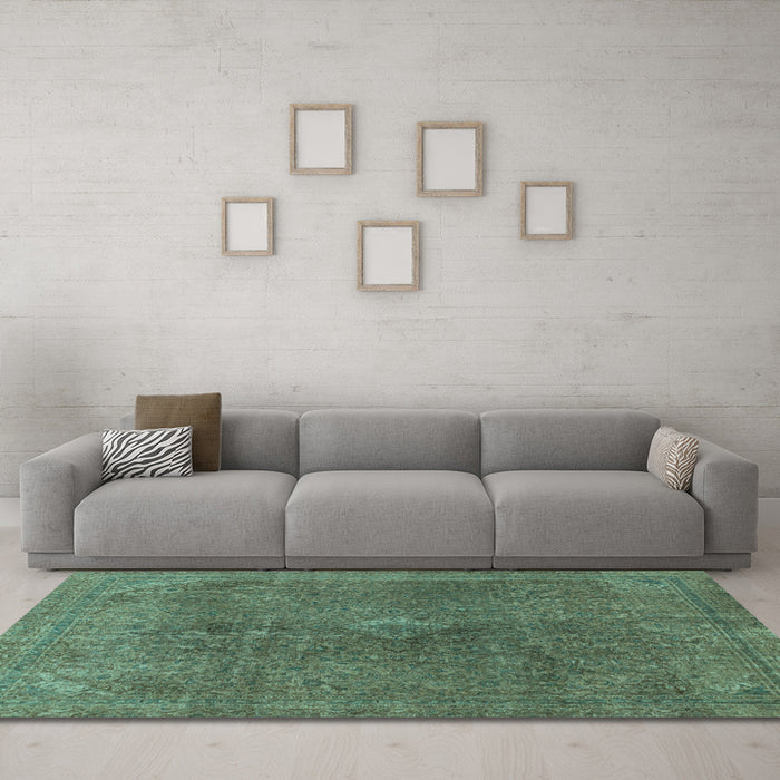 Machine Washable Abstract Light Blue Modern Rug in a Living Room, wshabs2827lblu