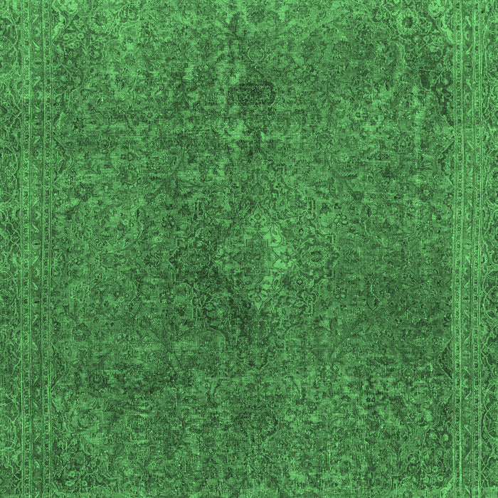 Machine Washable Abstract Emerald Green Modern Area Rugs, wshabs2827emgrn