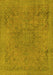 Abstract Yellow Modern Rug, abs2828yw