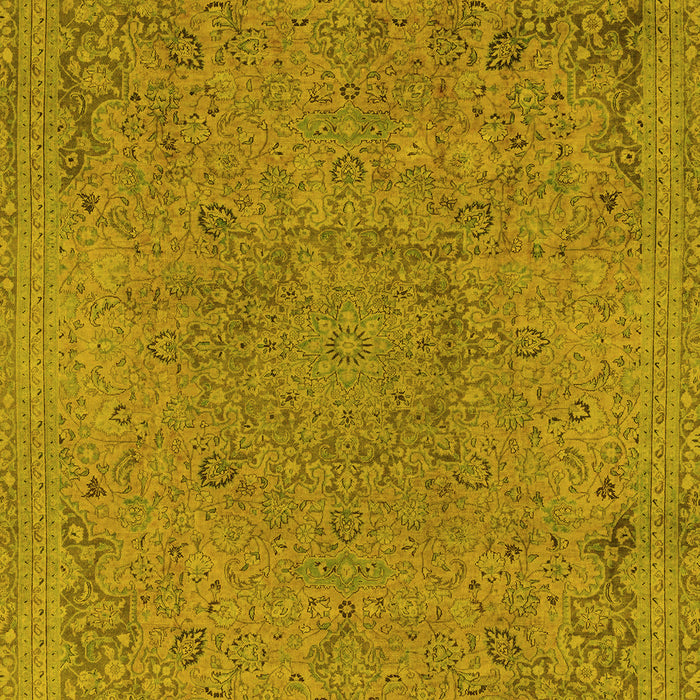 Abstract Yellow Modern Rug, abs2828yw