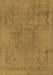 Abstract Brown Modern Rug, abs2828brn