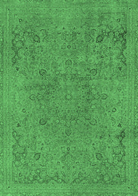 Abstract Emerald Green Modern Rug, abs2828emgrn