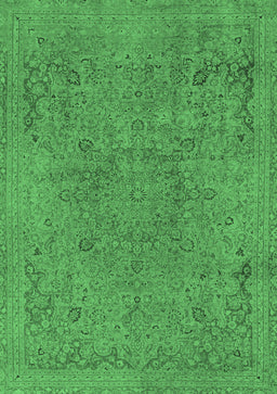 Abstract Emerald Green Modern Rug, abs2828emgrn