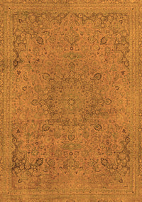 Abstract Orange Modern Rug, abs2828org