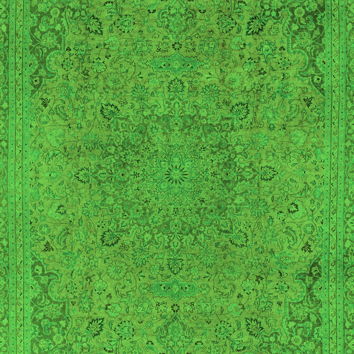 Machine Washable Abstract Green Modern Area Rugs, wshabs2828grn