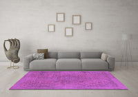 Machine Washable Abstract Purple Modern Rug, wshabs2828pur