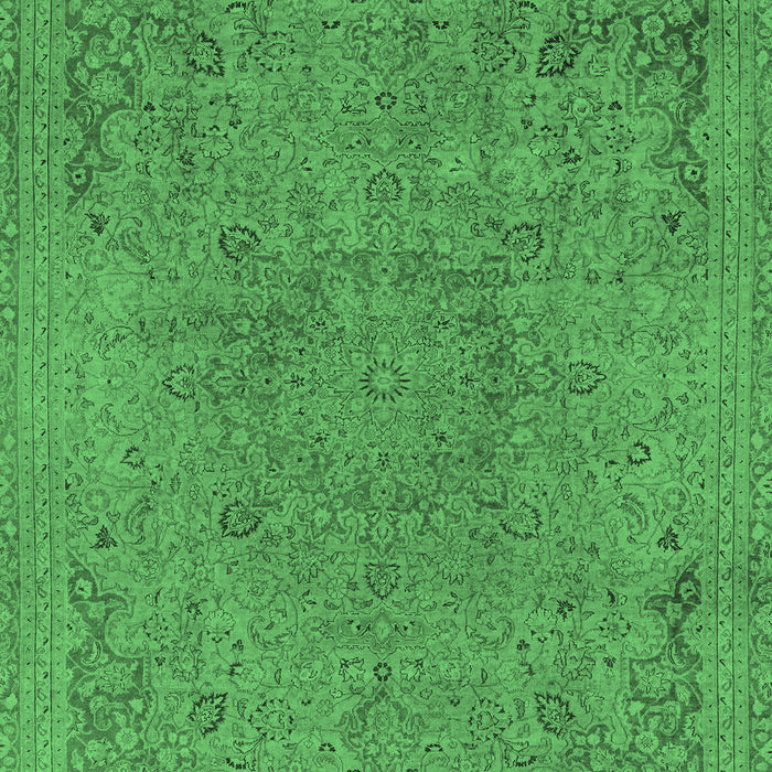 Machine Washable Abstract Emerald Green Modern Area Rugs, wshabs2828emgrn