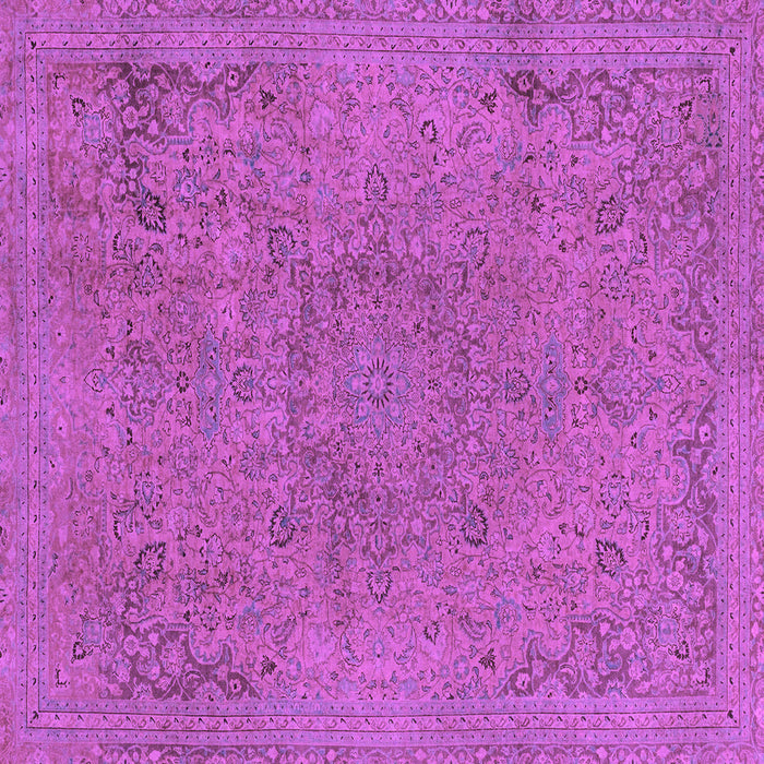 Square Abstract Purple Modern Rug, abs2828pur