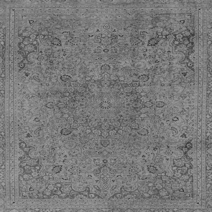 Square Abstract Gray Modern Rug, abs2828gry