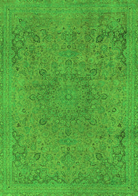 Abstract Green Modern Rug, abs2828grn