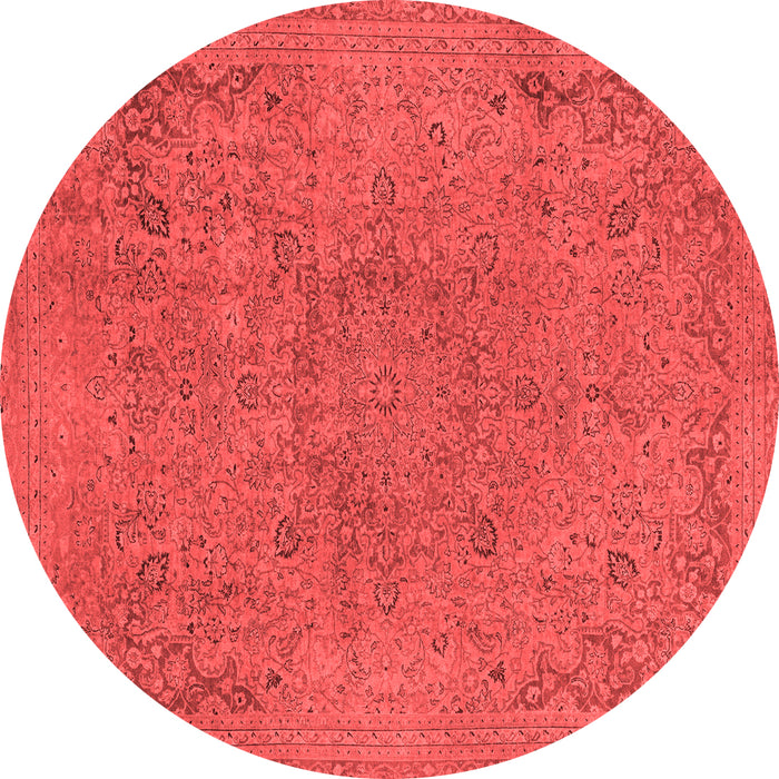 Abstract Red Modern Rug, abs2828red