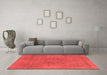 Modern Red Washable Rugs