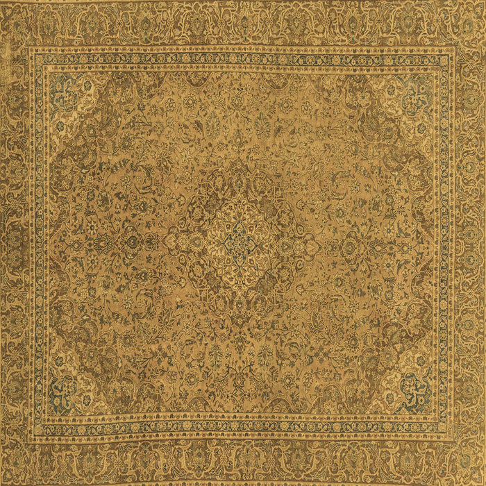 Square Abstract Brown Modern Rug, abs2829brn