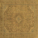 Square Abstract Brown Modern Rug, abs2829brn