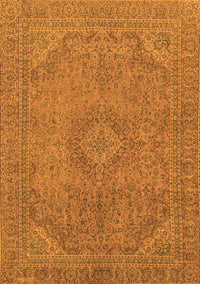 Abstract Orange Modern Rug, abs2829org