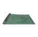 Sideview of Abstract Light Blue Modern Rug, abs2829lblu