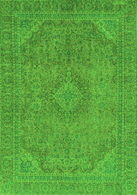 Abstract Green Modern Rug, abs2829grn