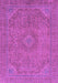 Machine Washable Abstract Purple Modern Area Rugs, wshabs2829pur