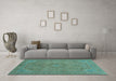 Machine Washable Abstract Light Blue Modern Rug in a Living Room, wshabs2829lblu