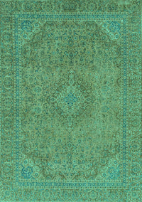 Abstract Turquoise Modern Rug, abs2829turq