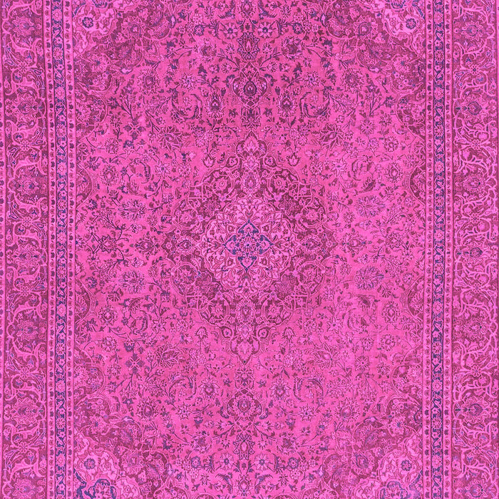 Machine Washable Abstract Pink Modern Rug, wshabs2829pnk