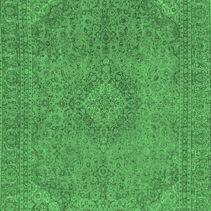 Machine Washable Abstract Emerald Green Modern Area Rugs, wshabs2829emgrn