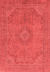 Abstract Red Modern Rug, abs2829red