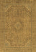 Abstract Brown Modern Rug, abs2829brn