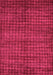 Machine Washable Oriental Pink Modern Rug, wshabs282pnk