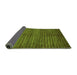 Sideview of Oriental Green Modern Rug, abs282grn