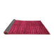 Sideview of Oriental Pink Modern Rug, abs282pnk