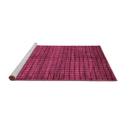 Sideview of Machine Washable Oriental Purple Modern Area Rugs, wshabs282pur